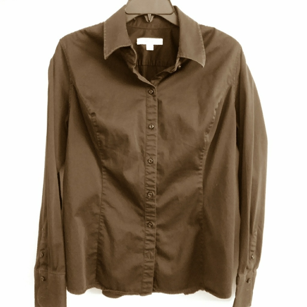Brown Button Down
